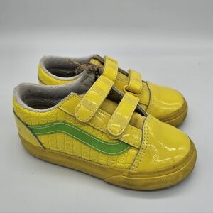 Yellow and Green Kids Shoes